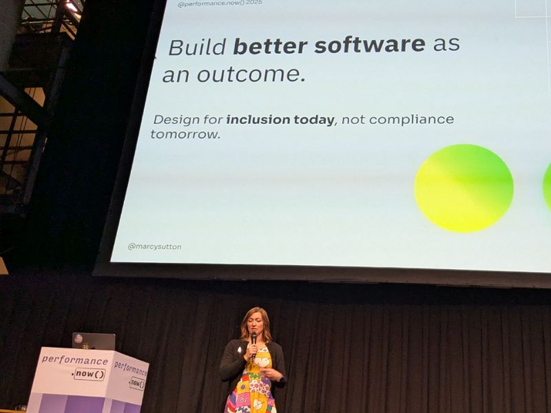 Marcy Sutton Todd on stage